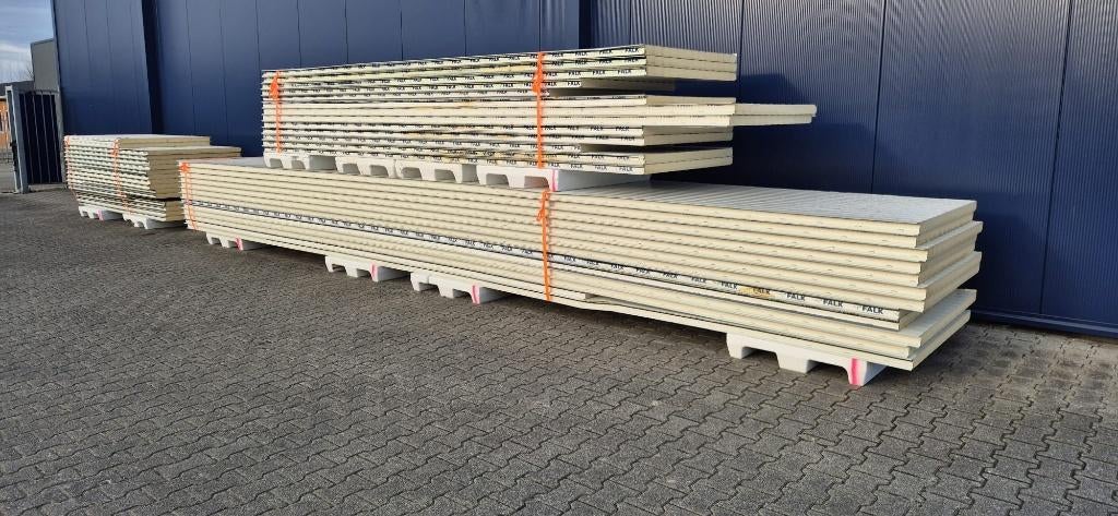 Goedkoop sandwich, gevel, wandpanelen lang 60mm B-keus, Ophalen, Zo goed als nieuw, Overige materialen, 50 tot 100 mm