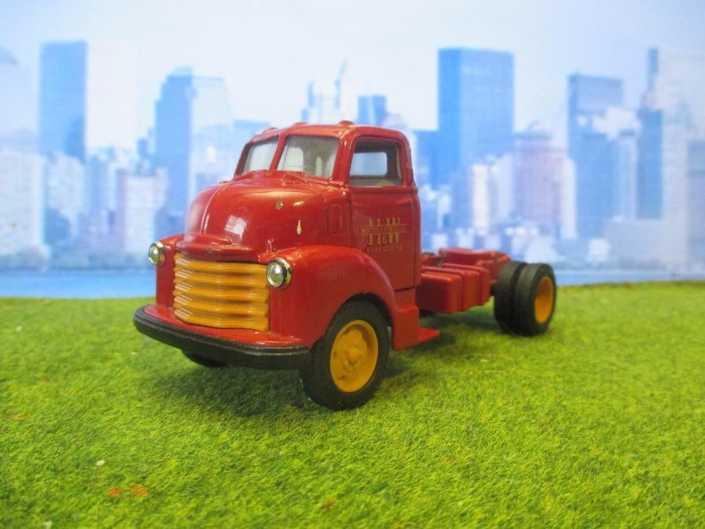 1/43 1950 GMC C60 COE trekker - ERTL, Hobby en Vrije tijd, Modelauto's | 1:43, Gebruikt, Auto, Overige merken, Ophalen of Verzenden