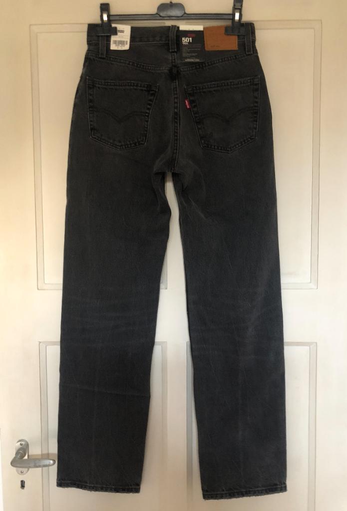 Levi’s 501 90s 90’s jeans grijs / zwart w25 l32 NIEUW, Ophalen of Verzenden, Nieuw, Grijs, W30 - W32 (confectie 38/40)