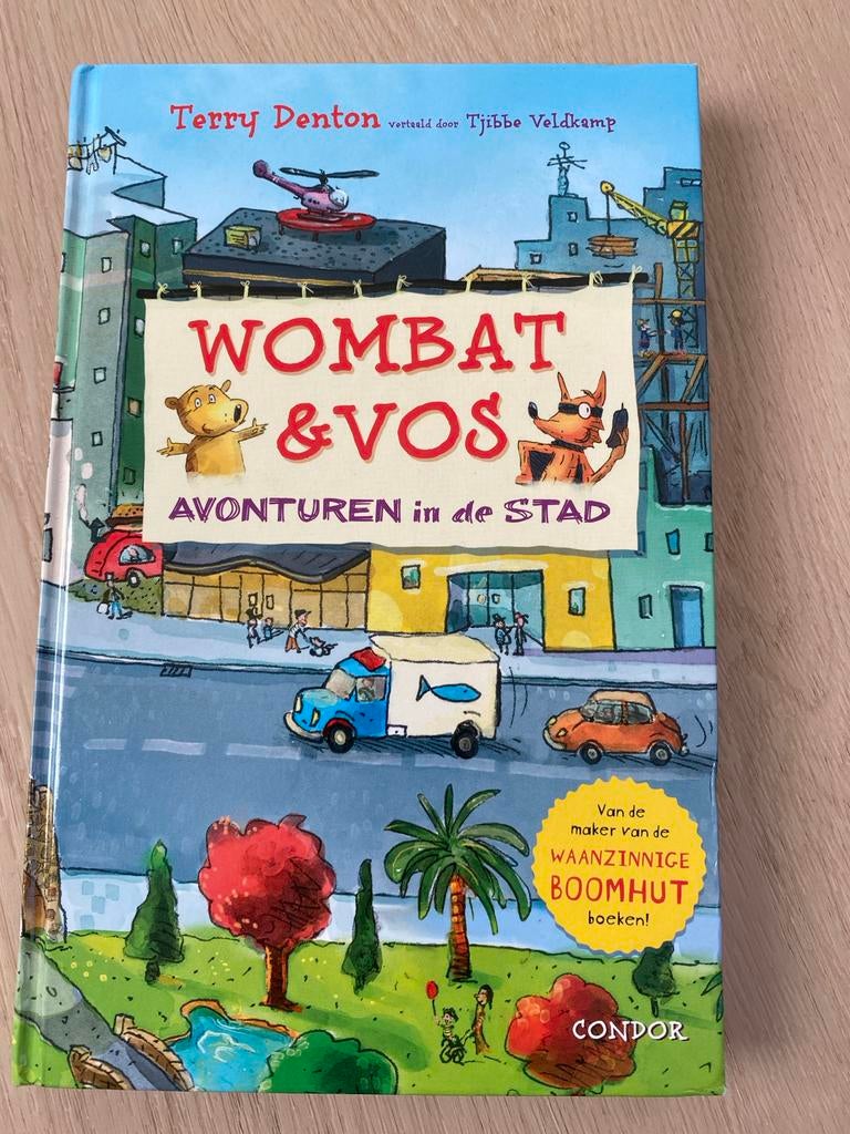 Wombat en Vos avonturen in de stad - Terry Denton, Ophalen of Verzenden, Zo goed als nieuw, Fictie algemeen
