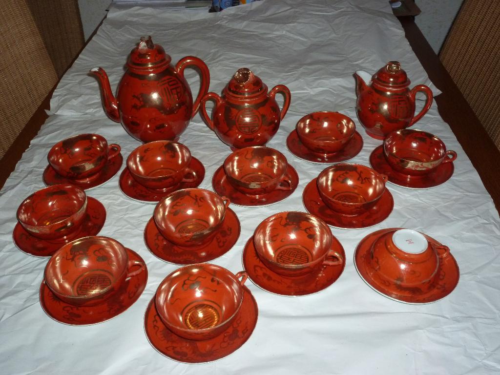 Made in Japan eierschaal servies, Ophalen of Verzenden