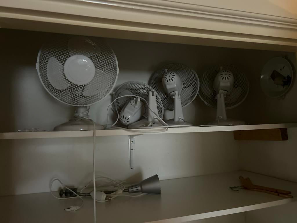 Diverse tafelventilatoren, Witgoed en Apparatuur, Ventilatoren, Ophalen of Verzenden, Ventilator met afstandsbediening, Gebruikt