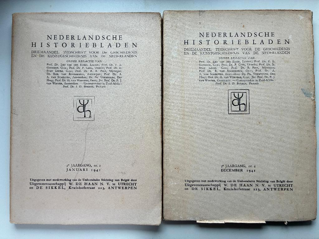Nederlandsche Historiebladen, Ophalen of Verzenden, Gelezen, Diverse auteurs