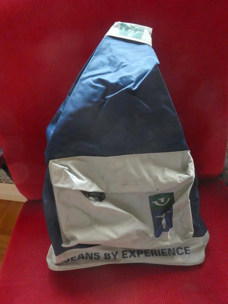 blauw / grijze TRP jeans (Tripper) rugzak, Ophalen of Verzenden, Nieuw, Overige merken