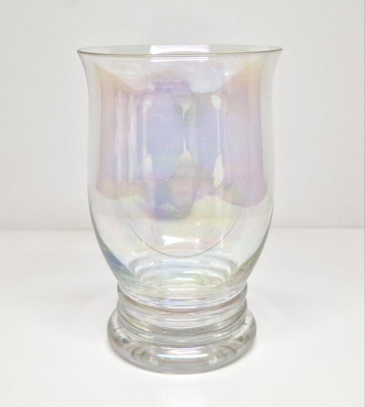 A.D. Copier Glasfabriek Leerdam irisé bekervaasje 1923., Ophalen of Verzenden