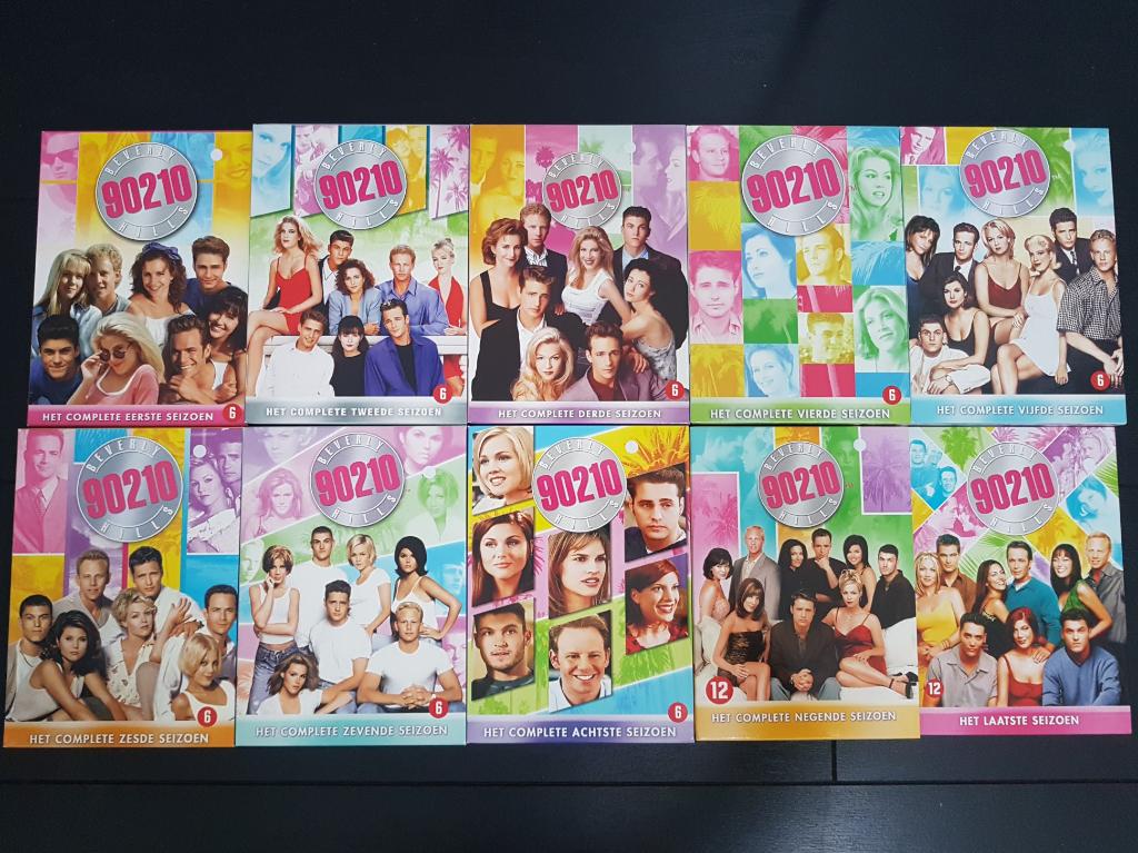 Beverly Hills 90210 Seizoen 1-10 Complete TV-serie (72xDVD), Alle leeftijden, Boxset, Drama, Ophalen of Verzenden