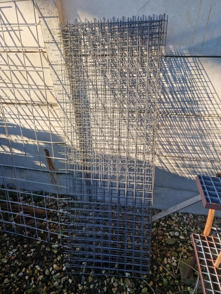 Reststukken betonmat, draadstaalmat, tuingaas: verzinkt, Ophalen, Gebruikt, Minder dan 10 meter