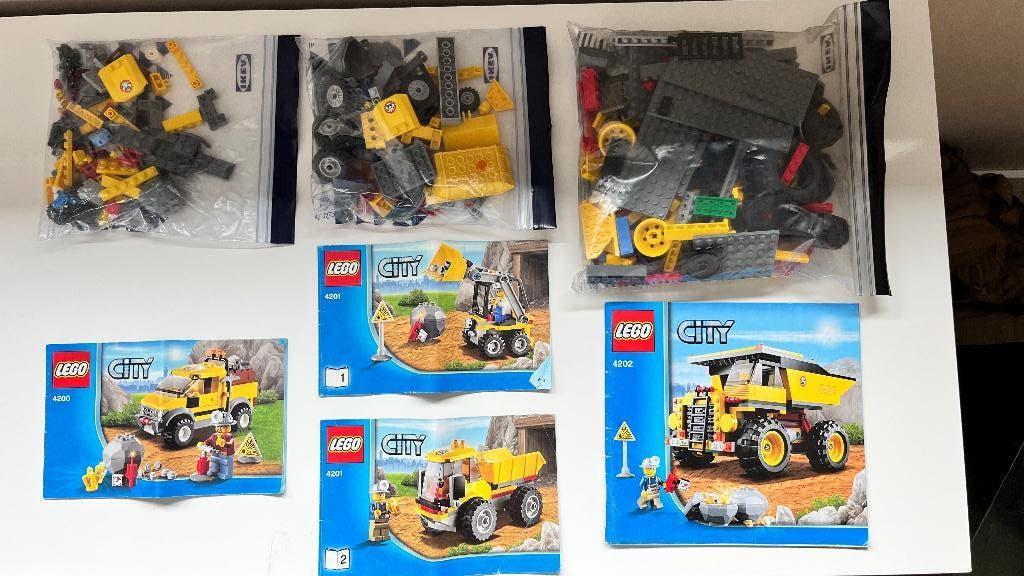 Lego City Sets "de Mijn"., Ophalen of Verzenden, Gebruikt, Complete set, Lego