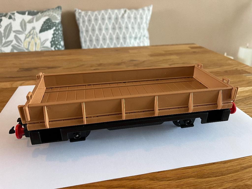 Playmobil 4104 lage vrachtwagon compleet, Ophalen of Verzenden, Gebruikt, Complete set