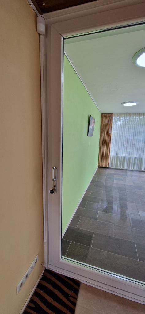 Schuifpui/ schuifdeur, Doe-het-zelf en Verbouw, Deuren en Horren, Ophalen, Schuifdeur, Glas, 120 cm of meer