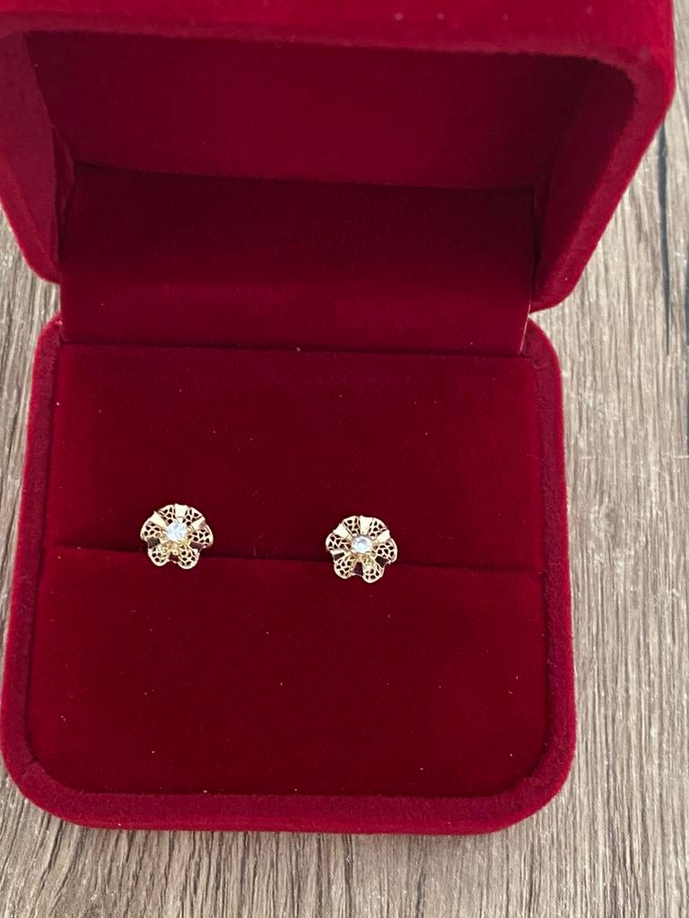 Mooie 14 karaat (585) gouden oorbellen, -, -, Nieuw, Ophalen of Verzenden