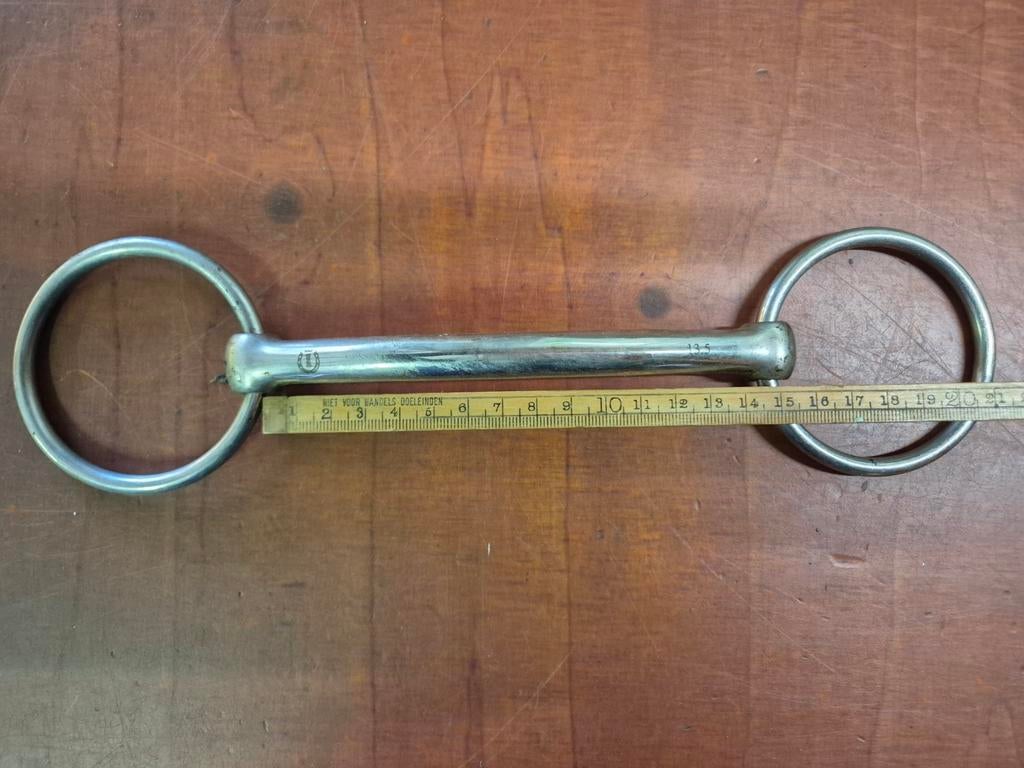 Imperial Riding ongebroken trens bit, 14 cm, Dieren en Toebehoren, Ophalen, Gebruikt