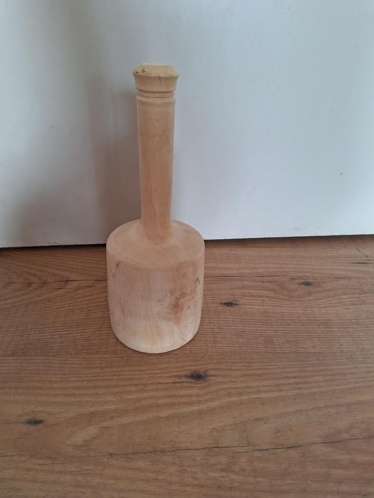 Houten stamper / pureestamper, Ophalen of Verzenden, Gebruikt