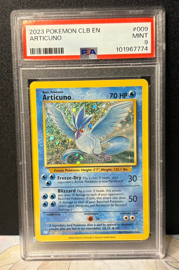 Articuno CBL PSA 9, Ophalen of Verzenden, Nieuw, Losse kaart, Foil
