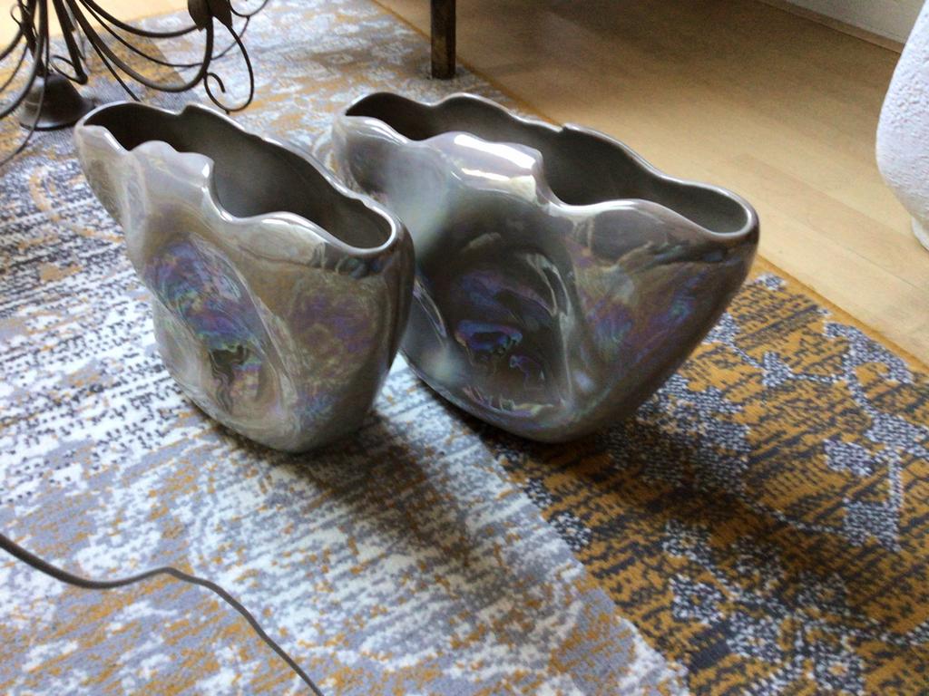 Mooie glanzende vazen, Ophalen, Steen, Overige kleuren, Zo goed als nieuw