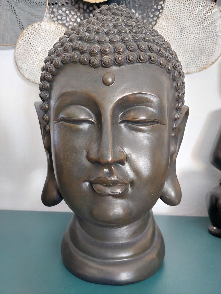 Boeddha set , hoofd en hele boeddha's, Huis en Inrichting, Woonaccessoires | Boeddhabeelden, Ophalen of Verzenden, Zo goed als nieuw