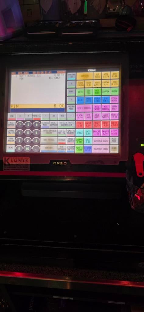 Casio QT-6100 Kassasysteem - 2 Terminals, Printers & Lades, Ophalen