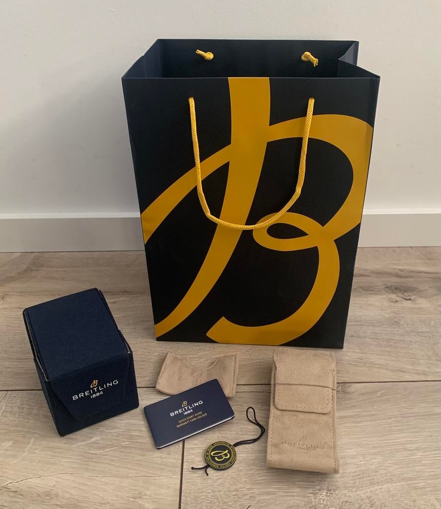 Breitling box complete set, Ophalen of Verzenden, Zo goed als nieuw, Breitling