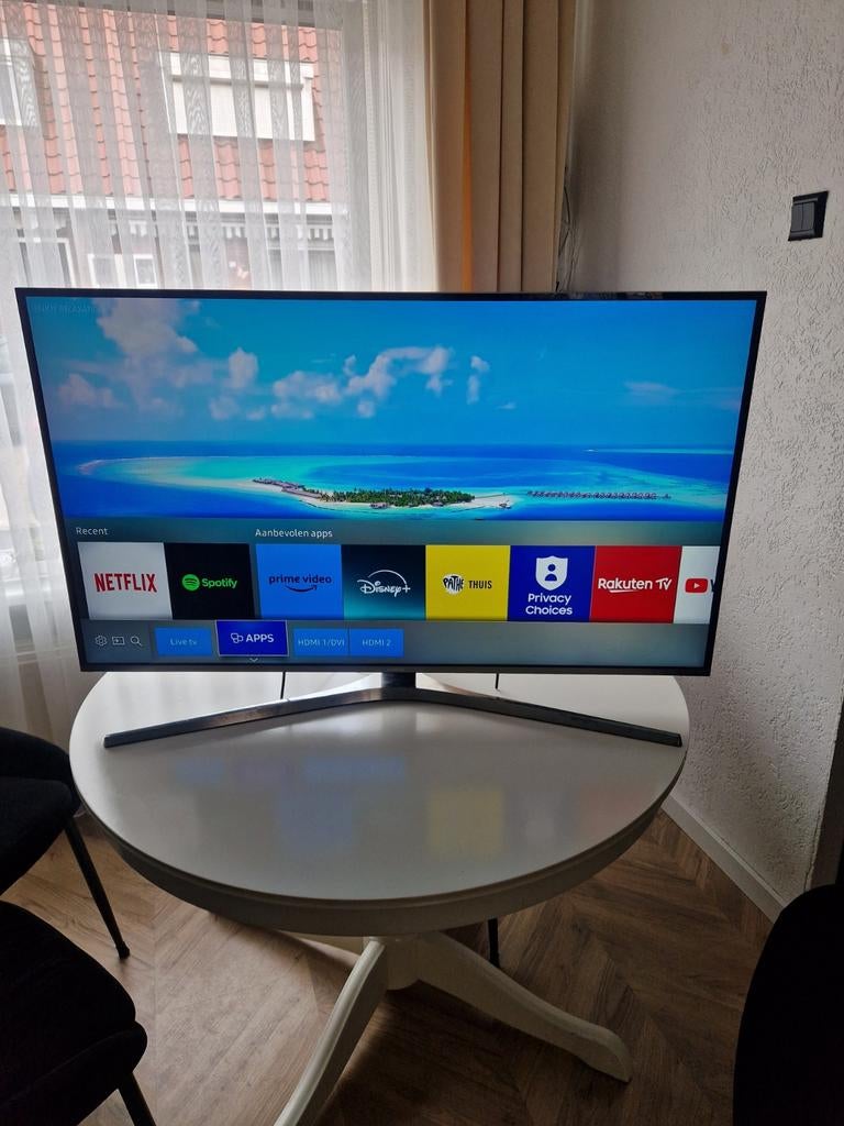 SAMSUNG SMART TV 49 INCH 4K UHD WIFI APPS BLUETOOTH, 50 Hz, Ophalen of Verzenden, Zo goed als nieuw, Samsung