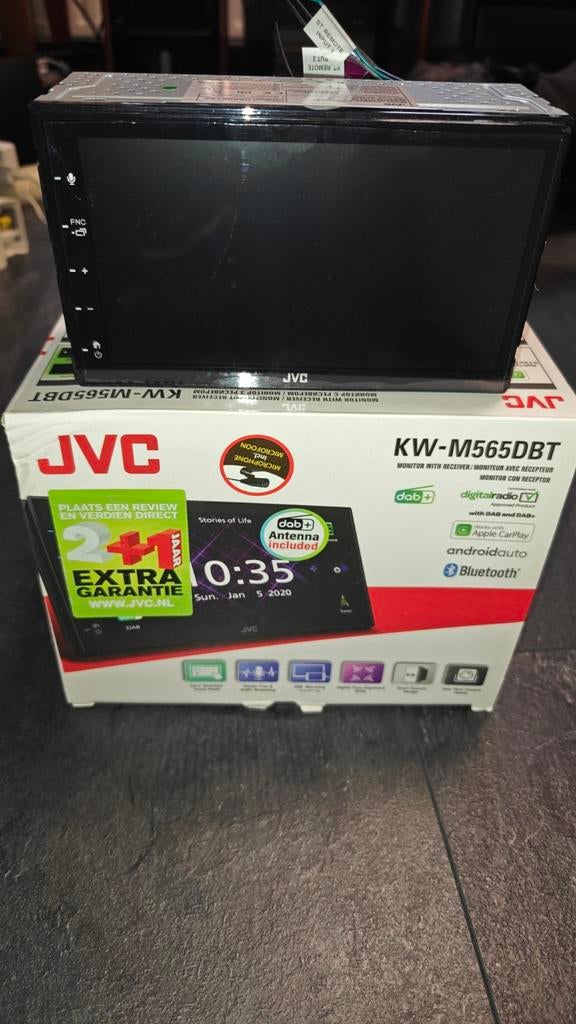 JVC KW-M565DBT autoradio, Ophalen of Verzenden, Zo goed als nieuw
