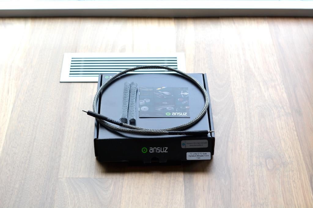 Ansuz Acoustics TC Linkz D-TC Gold Signature, Ophalen of Verzenden, Zo goed als nieuw, 2 tot 5 meter, Overige kabels