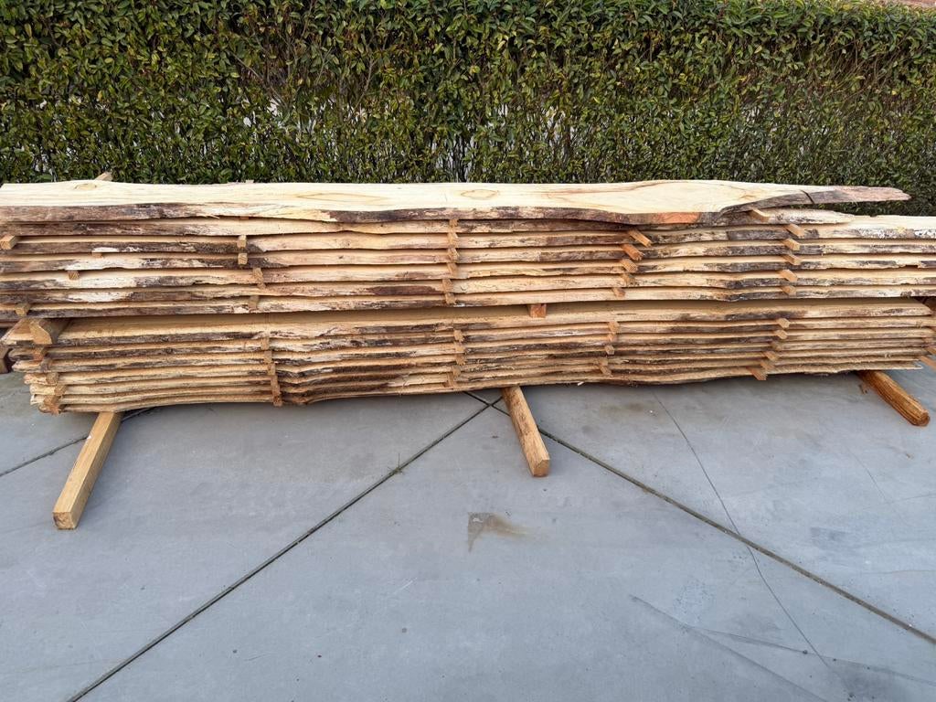 13 eiken schaaldelen voor 300 euro, Ophalen, Zo goed als nieuw, 250 cm of meer, Planken