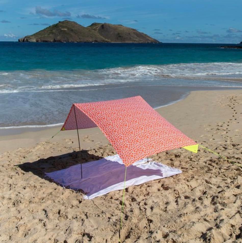 Fatboy Miasun strandtentje oranje wit - Nieuw in doos, Ophalen of Verzenden, Zo goed als nieuw