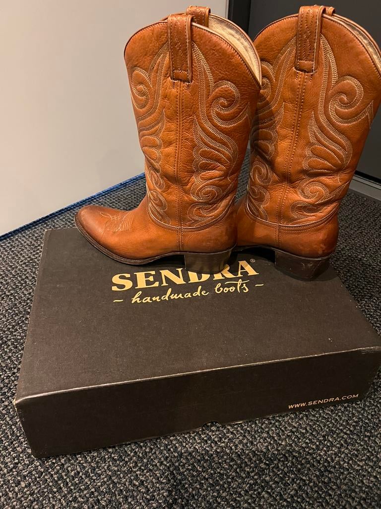 Sendra Boots cognac, Ophalen of Verzenden, Bruin, Hoge laarzen