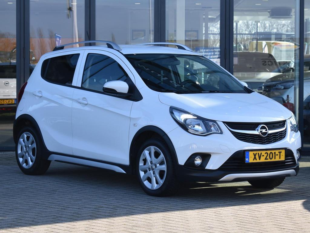 Opel KARL 1.0 Rocks Online Edition | Carplay / Cruise / Star, Auto's, Opel, Voorwielaandrijving, 839 kg, Gebruikt, Wit