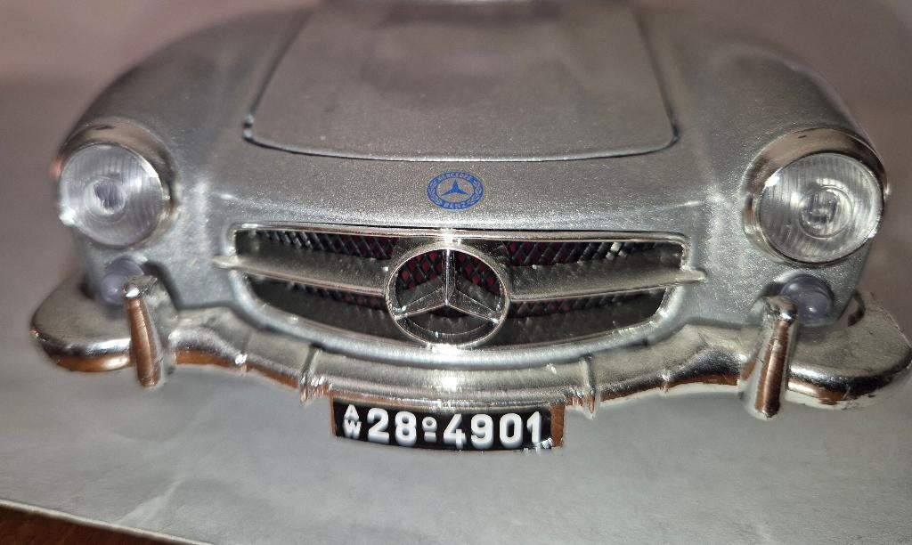 Mercedes Benz 300 SL Vleugeldeur 1954 Modelauto 1:18, Ophalen of Verzenden, Zo goed als nieuw, Auto, Bburago