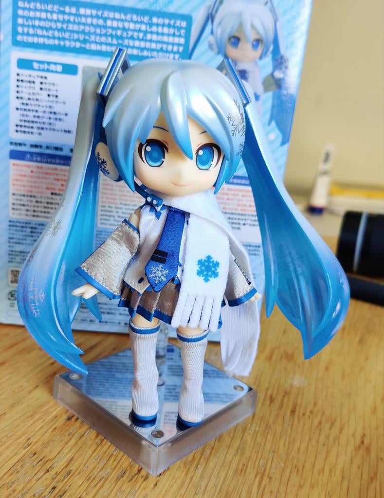 Hatsune Miku Snow Miku Nendoroid doll anime figure, Ophalen of Verzenden, Zo goed als nieuw