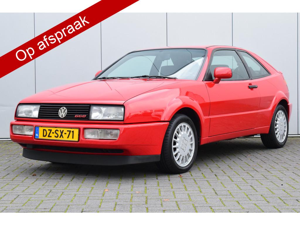 Volkswagen Corrado 1.8 G60 (bj 1992), Voorwielaandrijving, Stof, Zwart, 150 pk