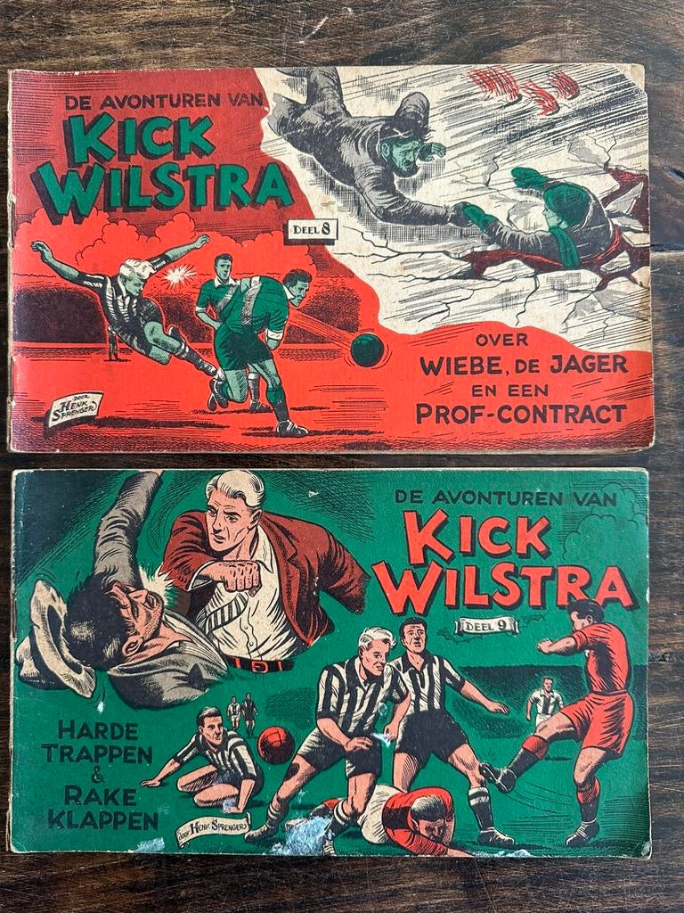 De avonturen van Kick Wilstra Deel 8 en 9 eerste druk, Meerdere stripboeken, Ophalen of Verzenden, Zo goed als nieuw