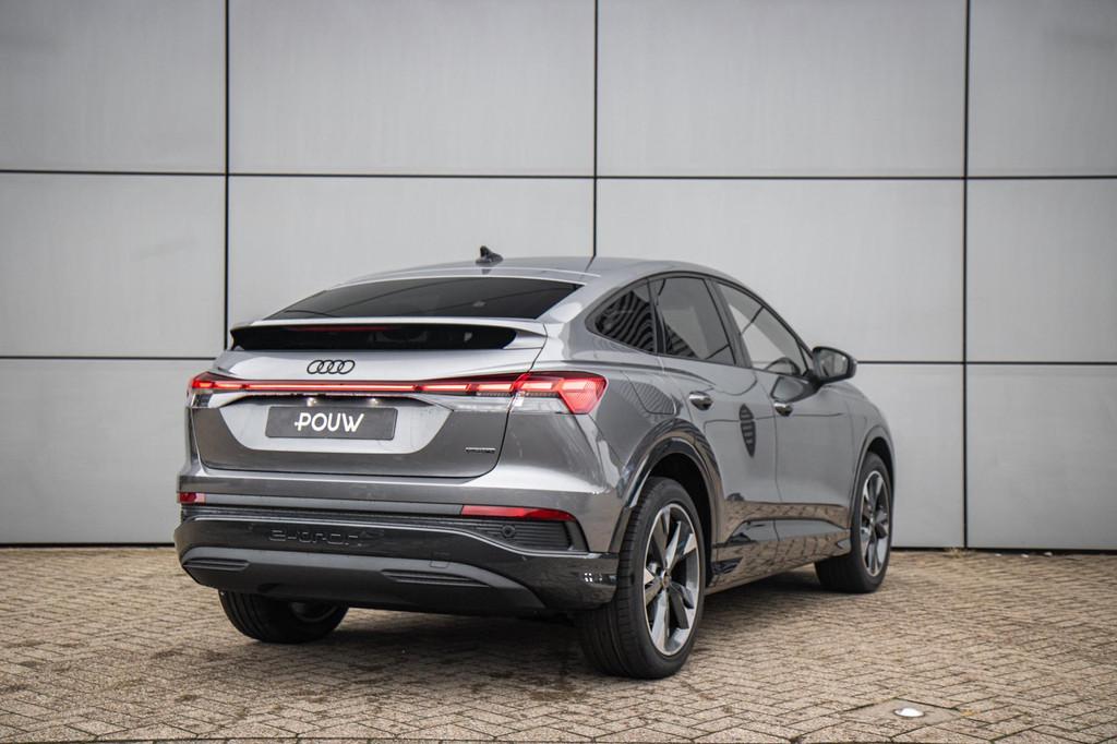 Audi Q4 Sportback e-tron 45 Advanced 286pk Edition 82 kWh |, Auto's, Automaat, 12 maanden, Zwart, 82 kWh