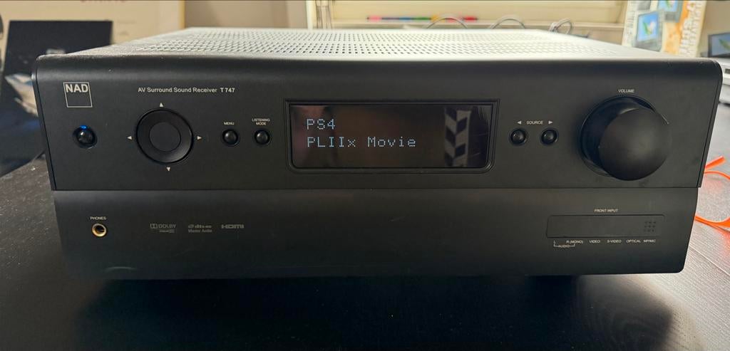 NAD T747 AV Surround Receiver - versterker - Werkt perfect, Overige merken, Gebruikt, Ophalen of Verzenden, 120 watt of meer