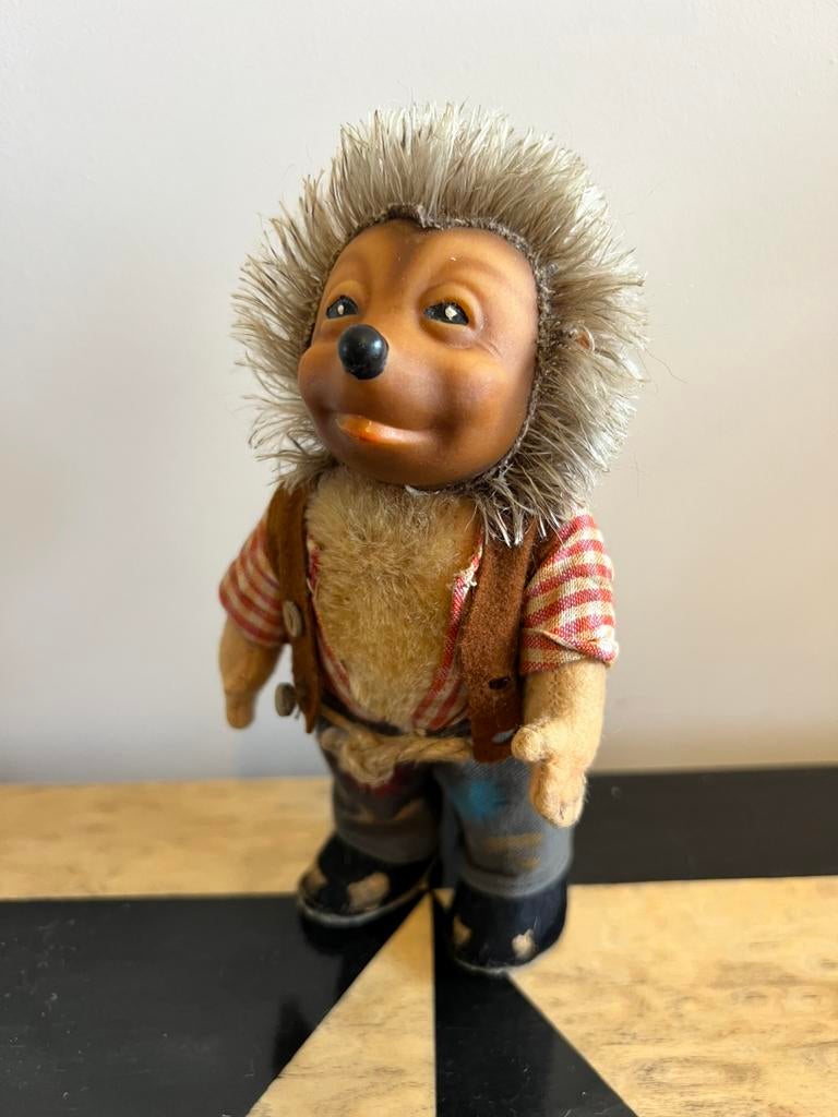 Mecki van Steiff (17 cm), Antiek en Kunst, Antiek | Speelgoed, Ophalen of Verzenden