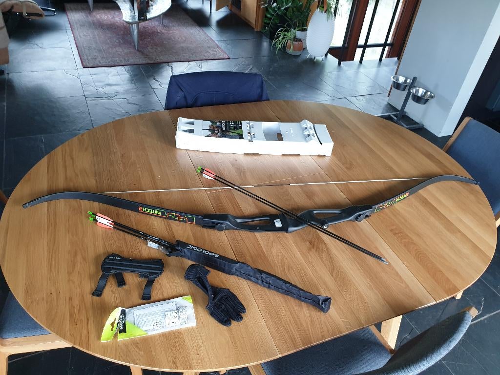 Handboog / Recurve Boog, Sport en Fitness, Handboogschieten, Ophalen of Verzenden, Zo goed als nieuw, Recurveboog