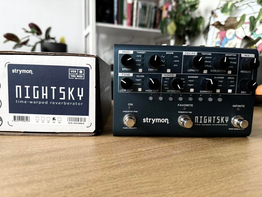 Strymon nightsky, Muziek en Instrumenten, Effecten, Ophalen of Verzenden, Zo goed als nieuw, Reverb