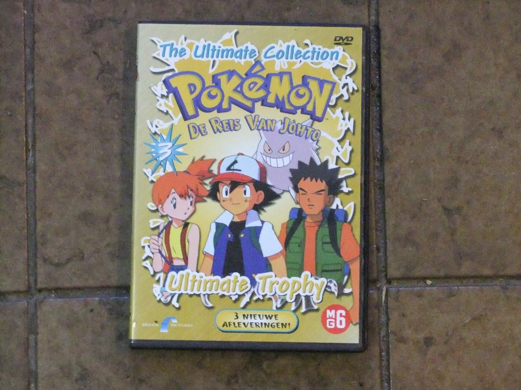 Pokemon 5  dvd`sThe ultimate collection  De reis van Johto, Avontuur, Verzenden, Zo goed als nieuw, Vanaf 6 jaar