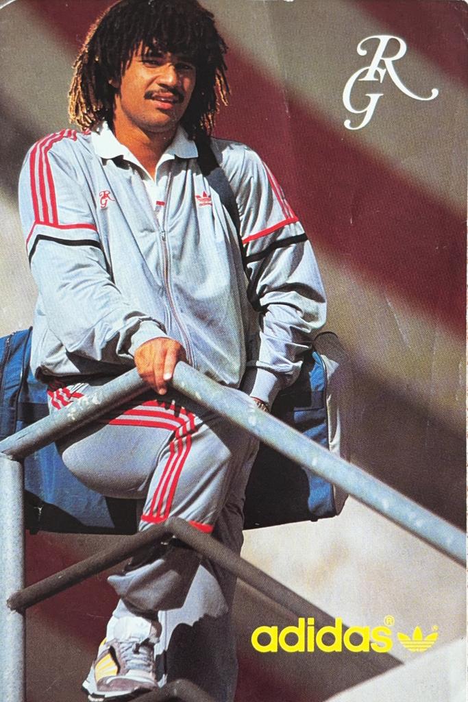Spelerskaart Ruud Gullit - PSV Eindhoven - Adidas, Verzenden, Gebruikt, PSV, Spelerskaart