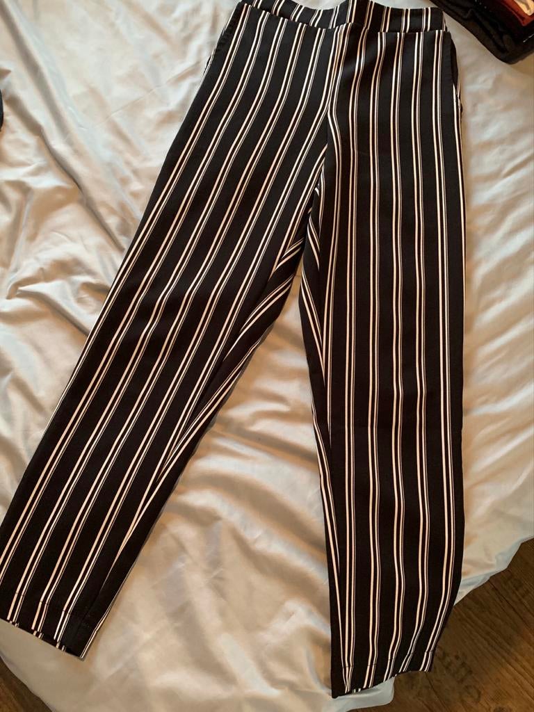Subdued gestreepte broek maat S, Kleding | Dames, Zwart, Ophalen of Verzenden, Maat 36 (S), Lang