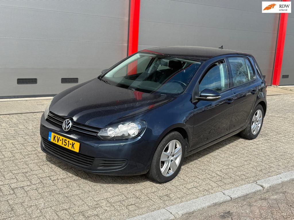 Volkswagen Golf 2.0 TDI Highline AUTOMAAT!, Euro 5, 4 cilinders, Blauw, Alcantara
