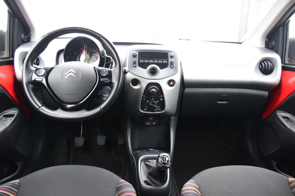 Citroën C1 1.0 e-VTi Shine Airco Priv/Glass Led Lmv, Voorwielaandrijving, Euro 5, Stof, Gebruikt