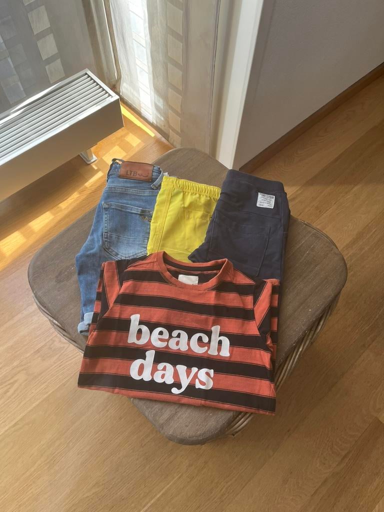 Zomerkleding pakket jongens: Z8, Name It, LTB, Kinderen en Baby's, Kinderkleding | Maat 128, Zo goed als nieuw, Jongen, Setje