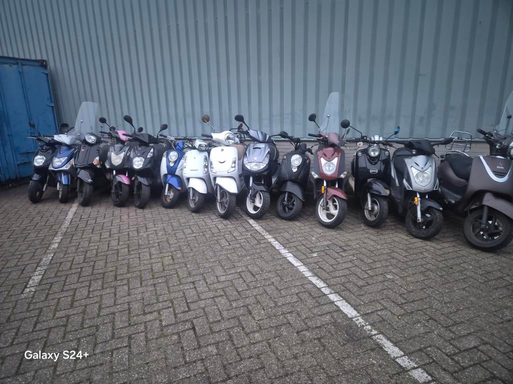 Partij lopende nette scooters, Ophalen of Verzenden, Gebruikt, Benzine, Overige merken