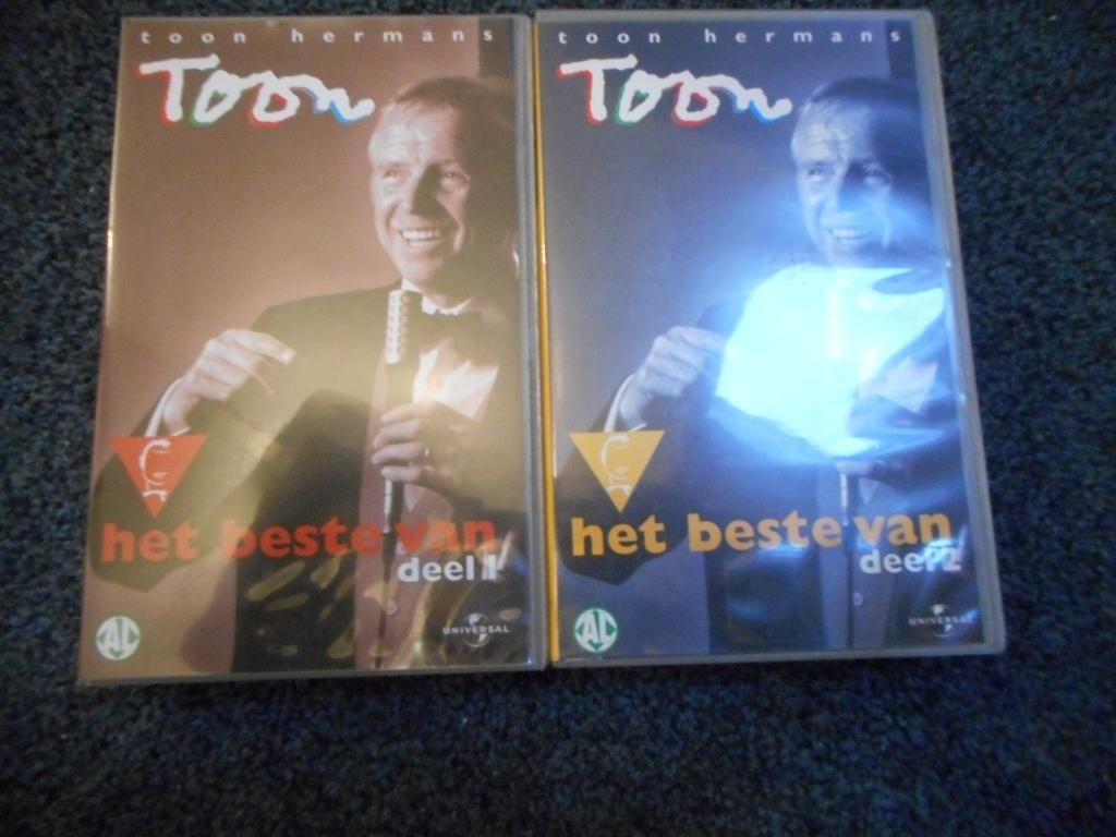 TOON HERMANS Deel 1 + 2 De Hoogtepunten! Op VIDEO!, Alle leeftijden, Ophalen of Verzenden, Zo goed als nieuw, Nederlandstalig