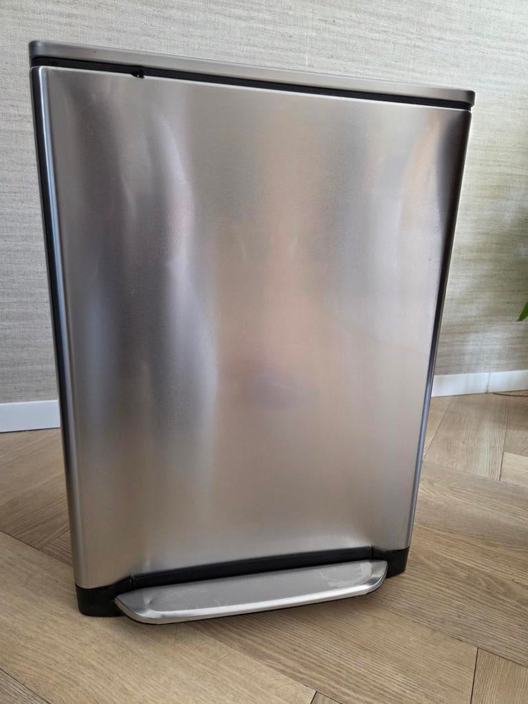Simplehuman Pedaalemmer 2 compartimenten 30-35L & 16-18L, Huis en Inrichting, Woonaccessoires | Prullenbakken, Ophalen of Verzenden