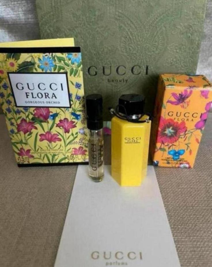 Miniatuur Gucci Flora Gorgeous Gardenia Magnolia edt 5 ml,, Verzamelen, Parfumverzamelingen, Ophalen of Verzenden, Nieuw, Miniatuur