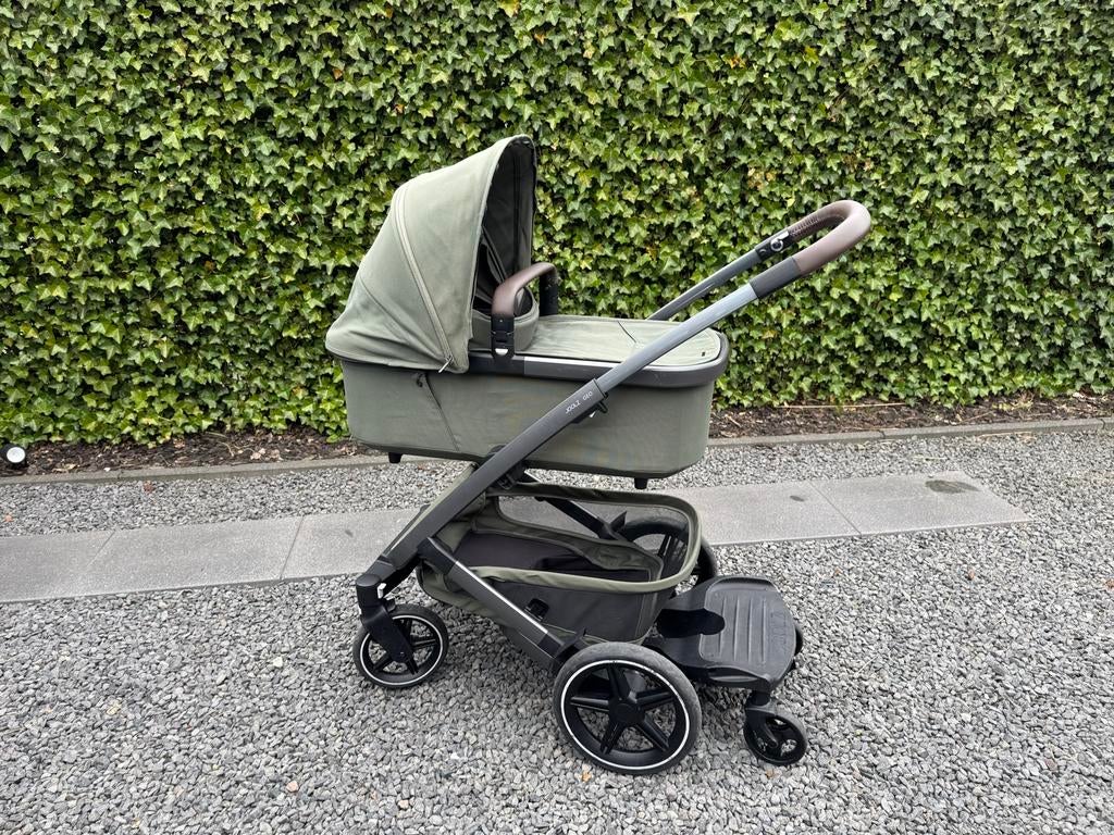 Joolz GEO3 Mono - Urban Green - Complete set met accessoires, Kinderen en Baby's, Kinderwagens en Combinaties, Zo goed als nieuw