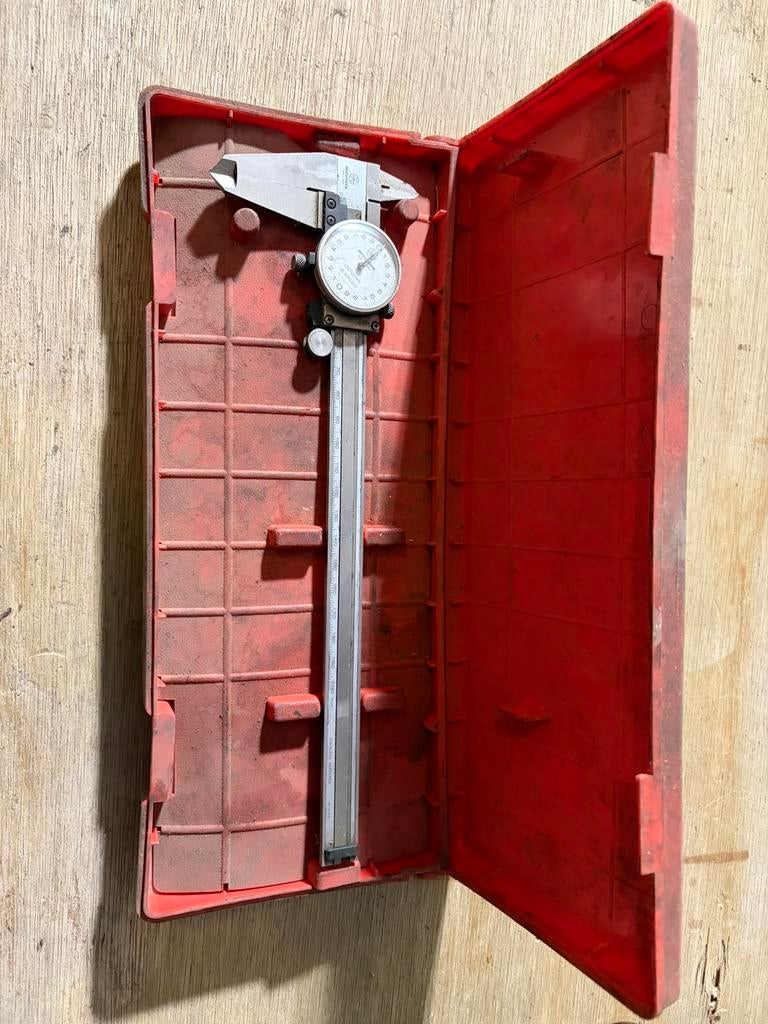 Mitutoyo meetklok schuifmaat 200mm (0.02mm), Ophalen of Verzenden, Afstand